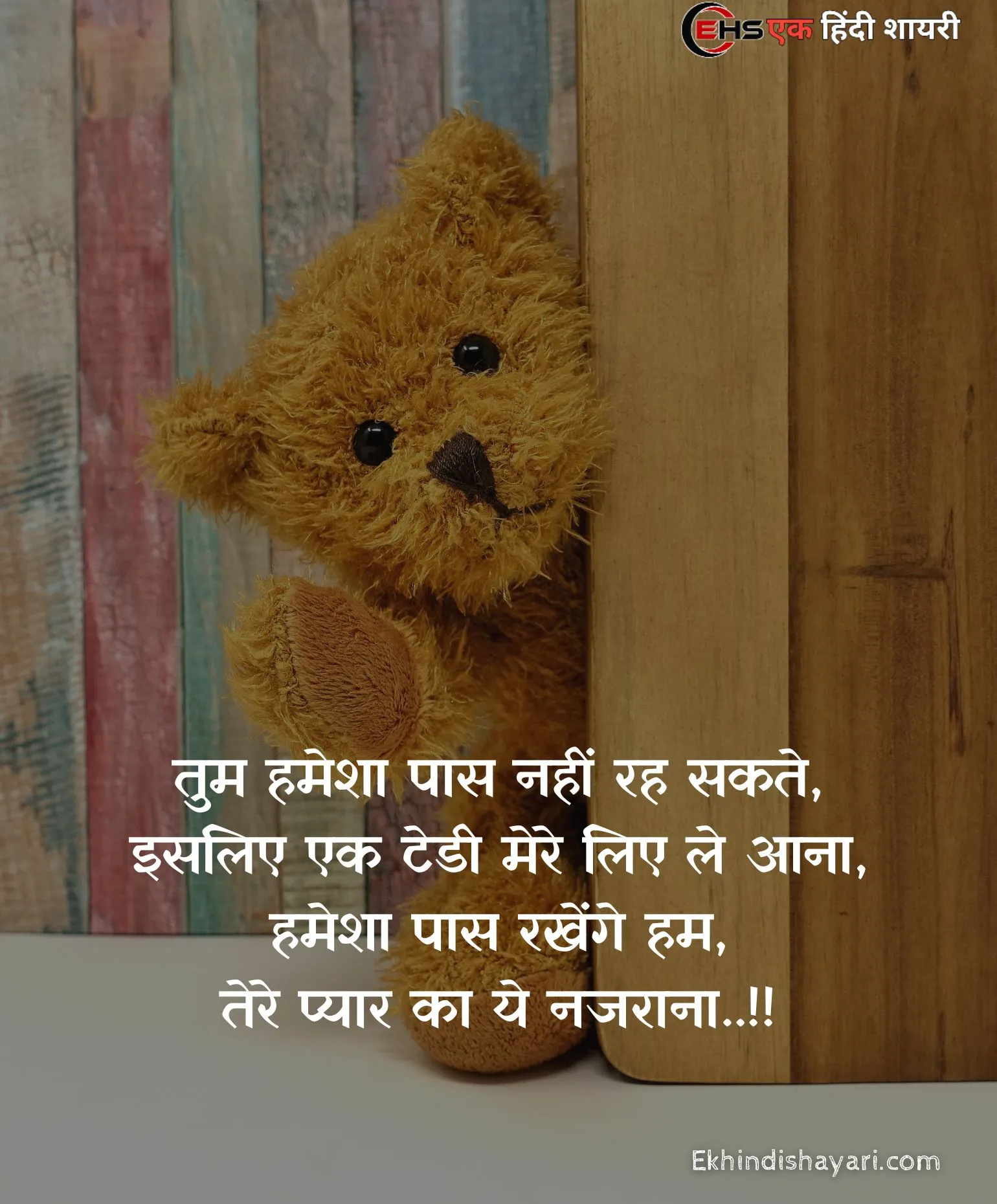 Teddy Bear Day Shayari Photo