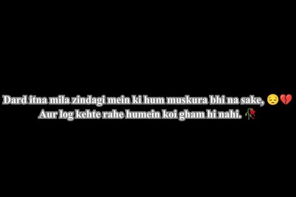 Dard Bhari Shayari